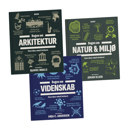 Bogpakke: Arkitektur, Natur & Miljø og Videnskab